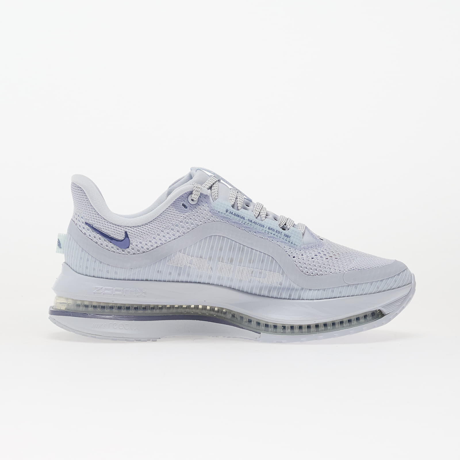 Naisten lenkkarit ja kengät Nike Pegasus Premium Football Grey/ Mtlc Platinum-World Indigo
