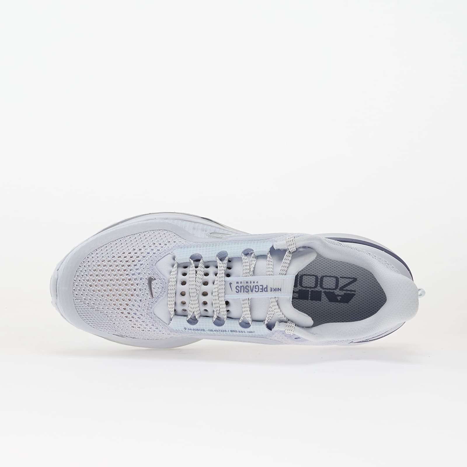 Naisten lenkkarit ja kengät Nike Pegasus Premium Football Grey/ Mtlc Platinum-World Indigo