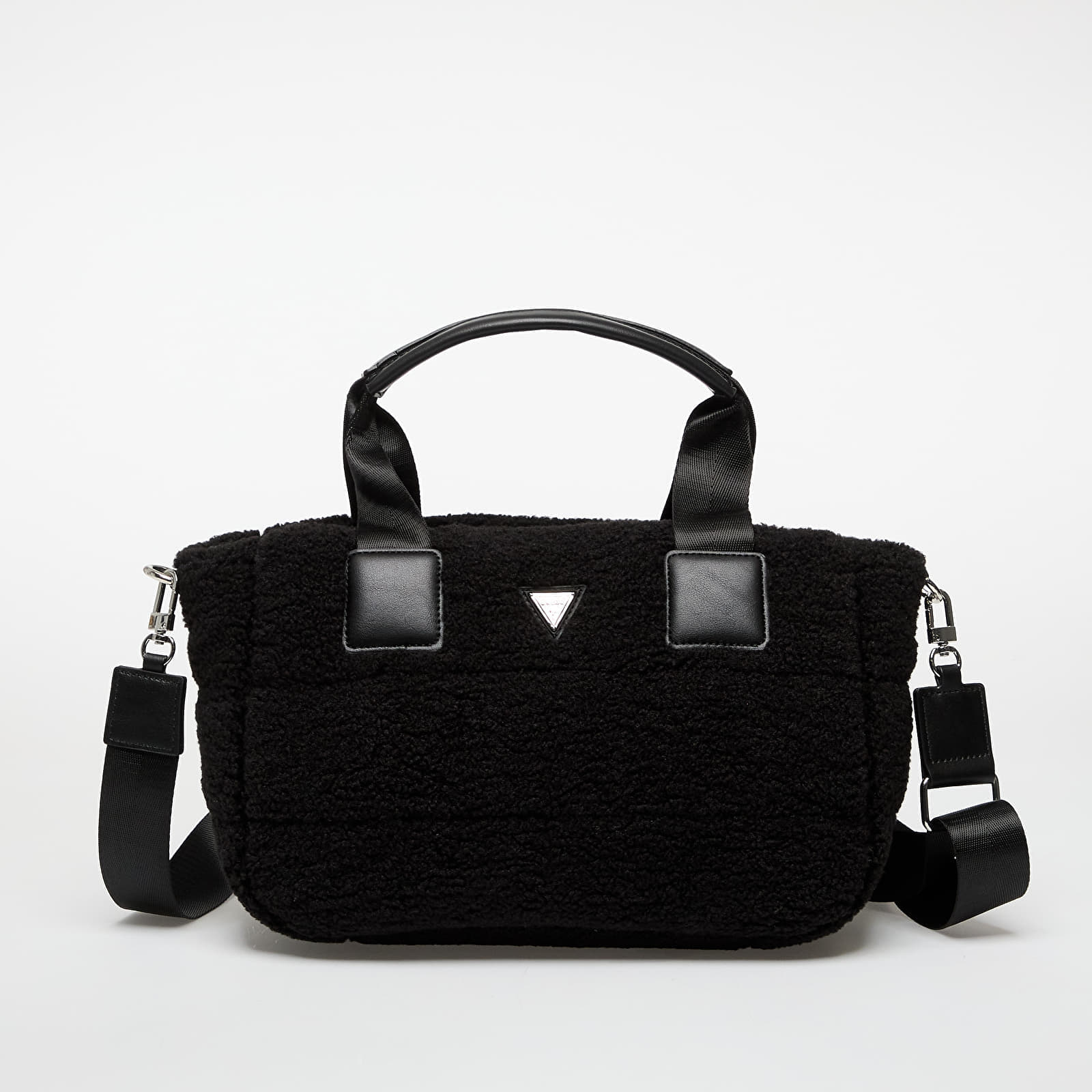 GUESS Sherpa Mini Tote Bag Black Universal