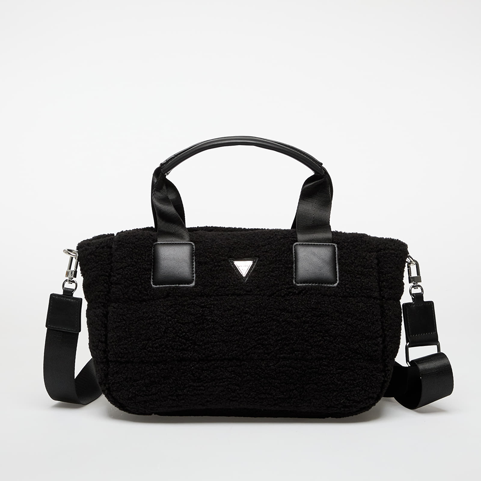 Men's handbags GUESS Sherpa Mini Tote Bag Black