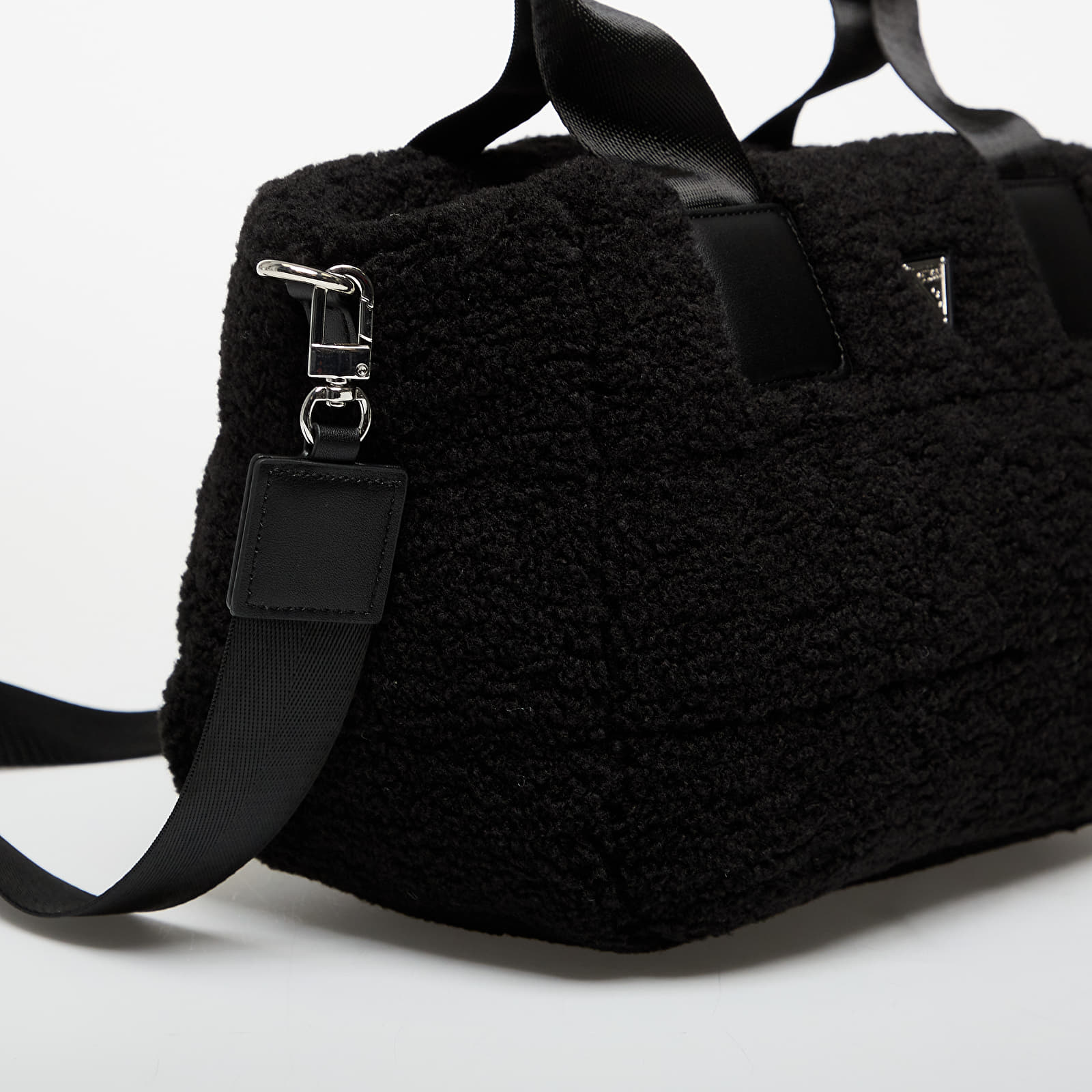 Men's handbags GUESS Sherpa Mini Tote Bag Black