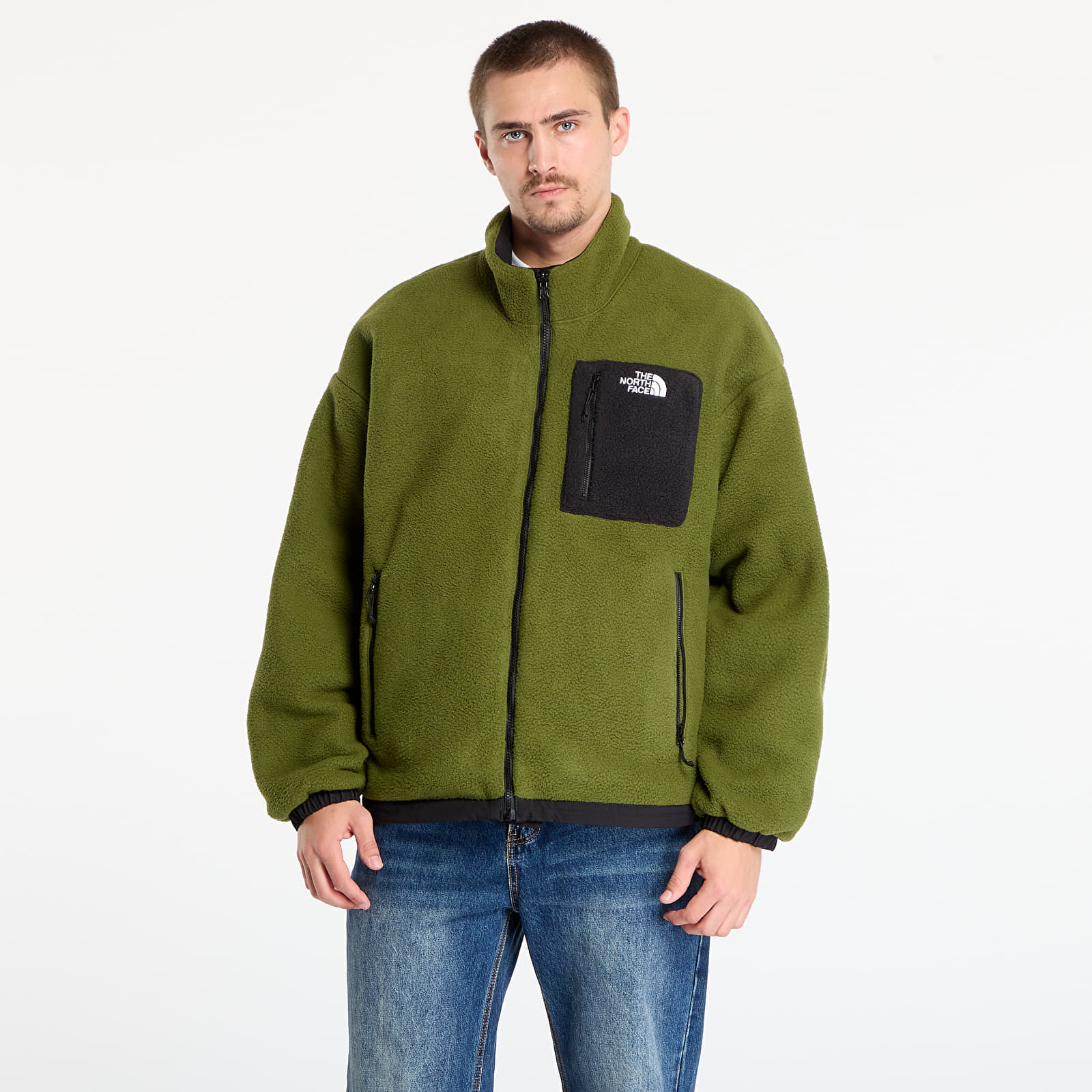 Jachetă The North Face M Yumiori Reversible Jacket TNF Black/ Woodland Green XL