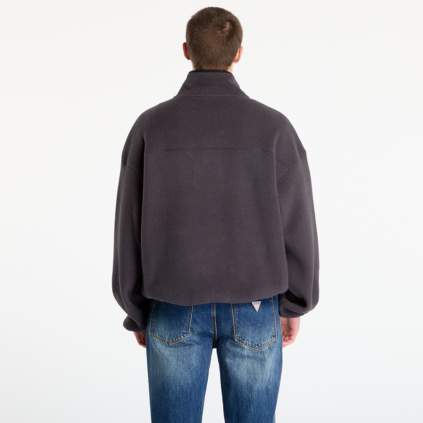 Felpe con cappuccio uomo The North Face Red Box Vintage 1/ 2 Zip Fleece Obsidian