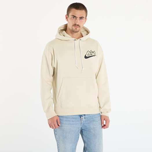 Nike Solo Swoosh Men's Fleece Hoodie Lt Khaki
