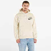 Nike Solo Swoosh Men's Fleece Hoodie Lt Khaki