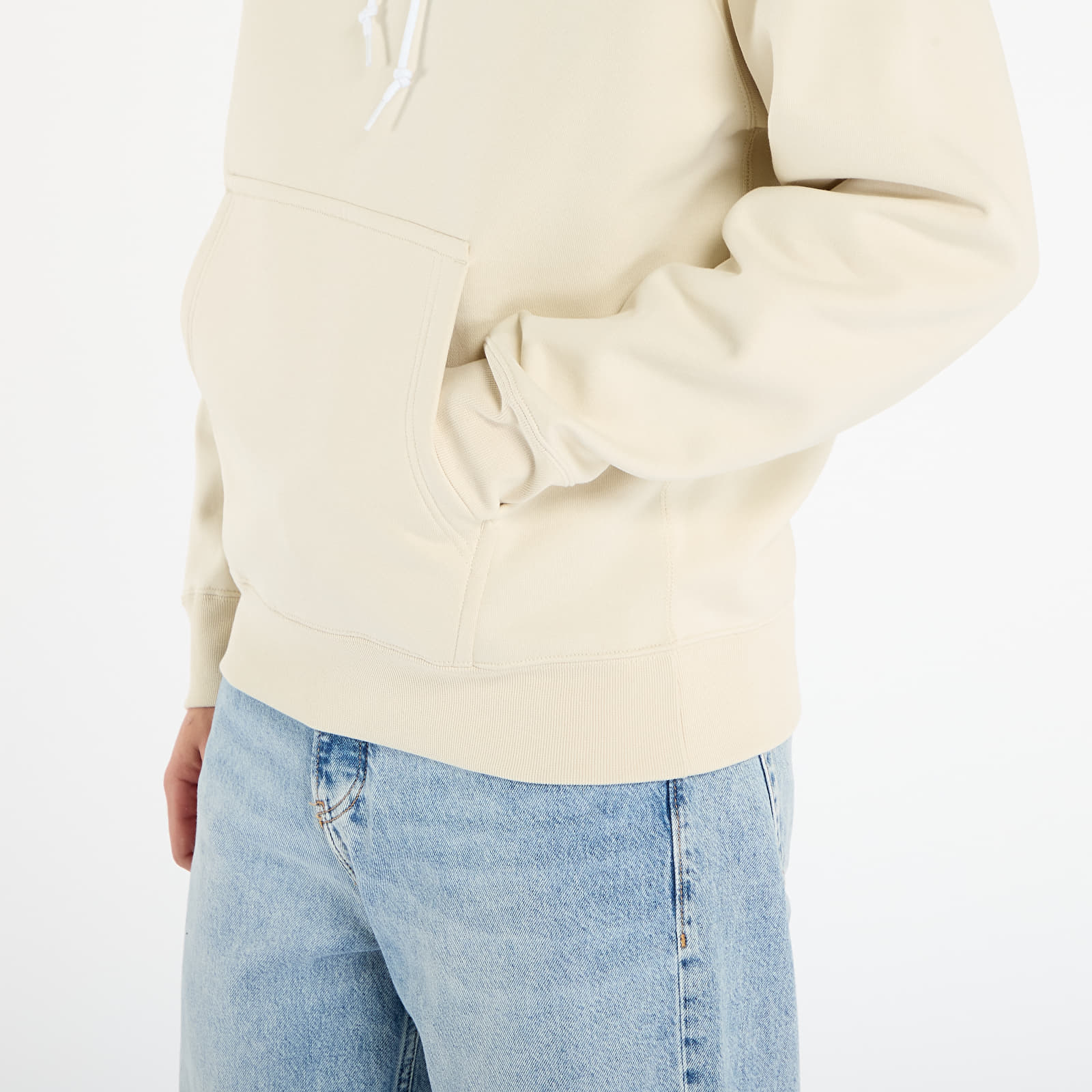 Meeste kampsunid Nike Solo Swoosh Men's Fleece Hoodie Lt Khaki