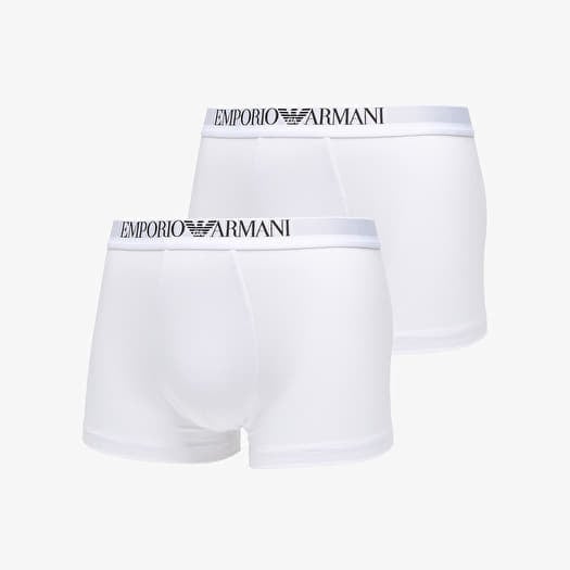 Boxerky EA7 Emporio Armani Bottom Trunk 2-Pack White/ White