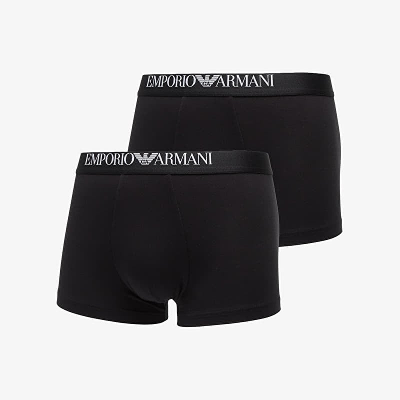 Boksershorts EA7 Emporio Armani Bottom Trunk 2-Pack Black/ Black