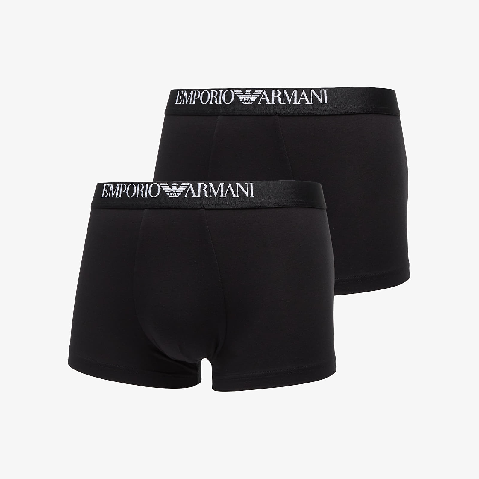 Мъжки боксерки EA7 Emporio Armani Bottom Trunk 2-Pack Black/ Black