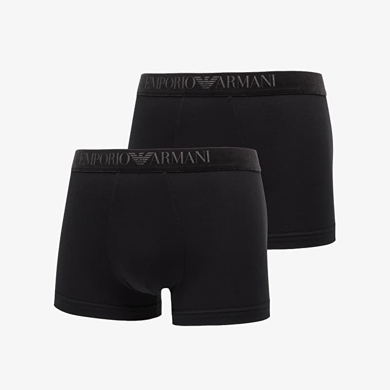 Boksershorts EA7 Emporio Armani Bottom Trunk 2-Pack Black/ Black
