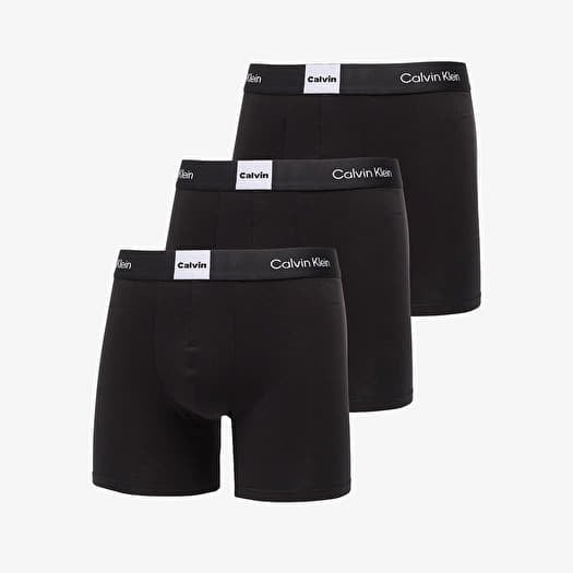 Boxeri Calvin Klein Boxer Brief 3-Pack Black