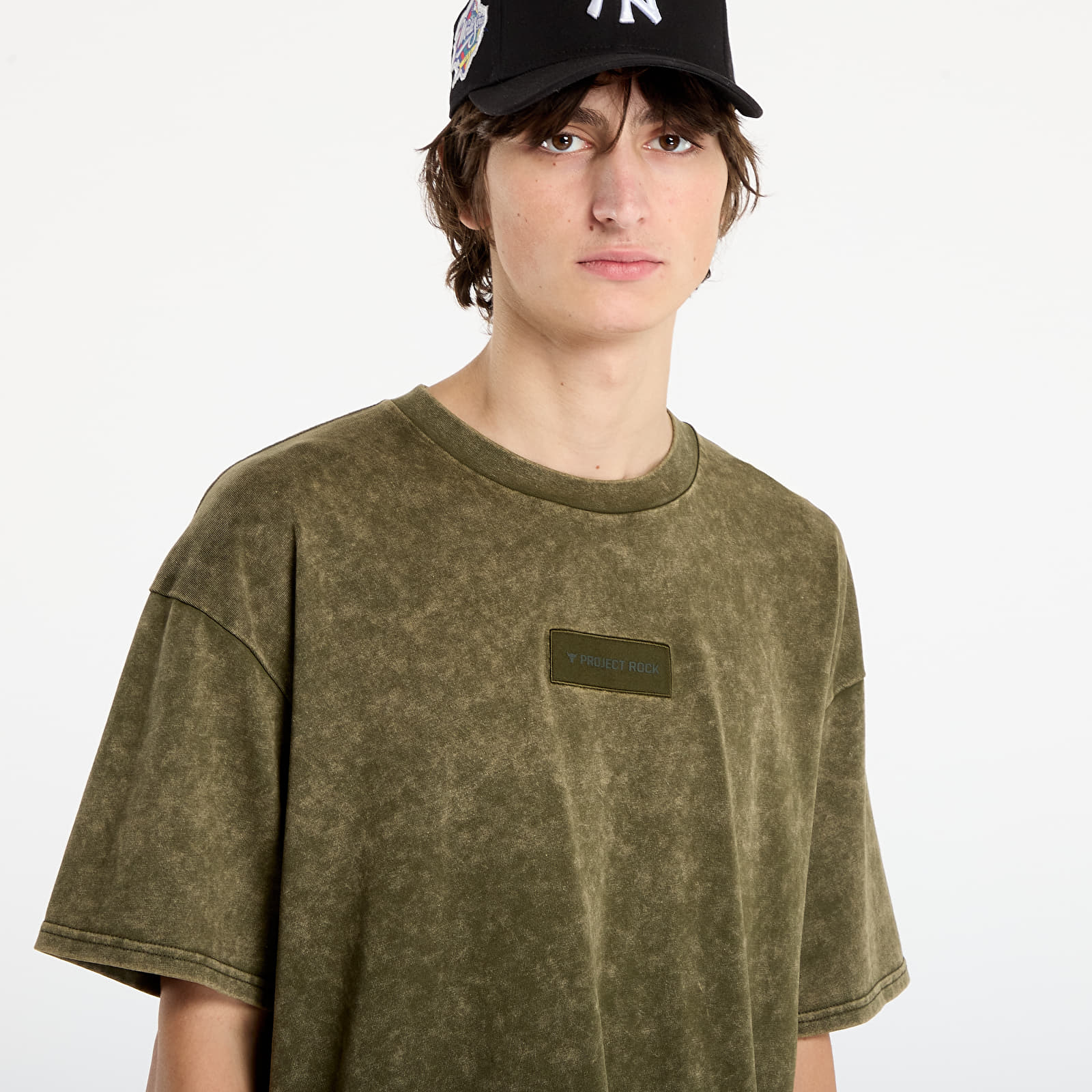 Men's T-shirts Under Armour Project Rock Hwt OS T Expedition Green