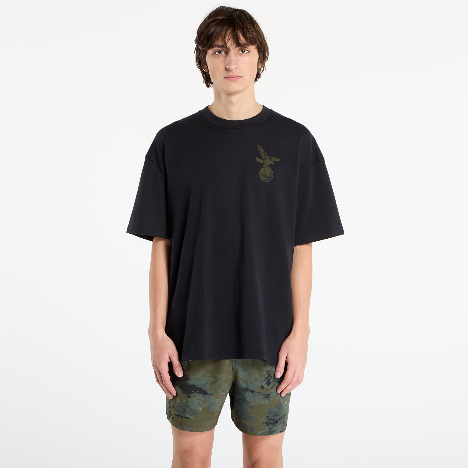 T-shirts til mænd Under Armour Project Rock SS Q4 ST Black