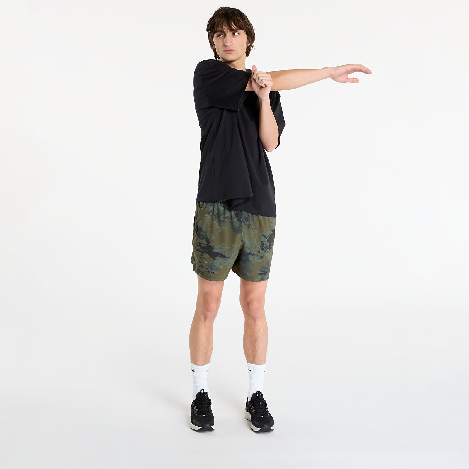 T-shirts til mænd Under Armour Project Rock SS Q4 ST Black