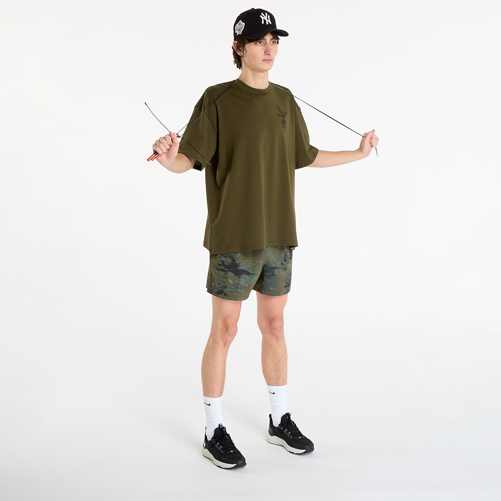 Men's T-shirts Under Armour Project Rock SS Q4 ST Expedition Green