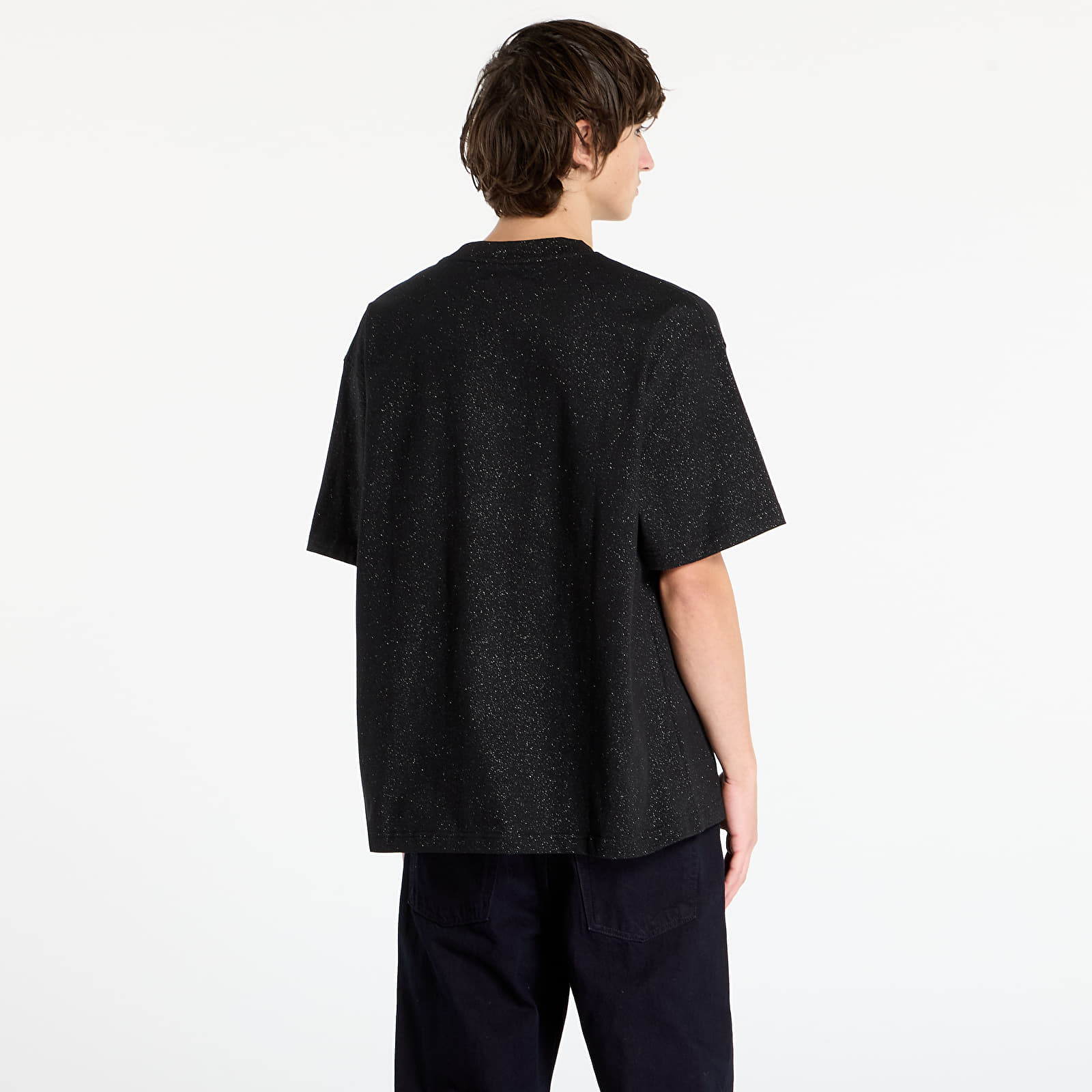 T-Shirts Männer PLEASURES Starry Heavyweight Shirt Black