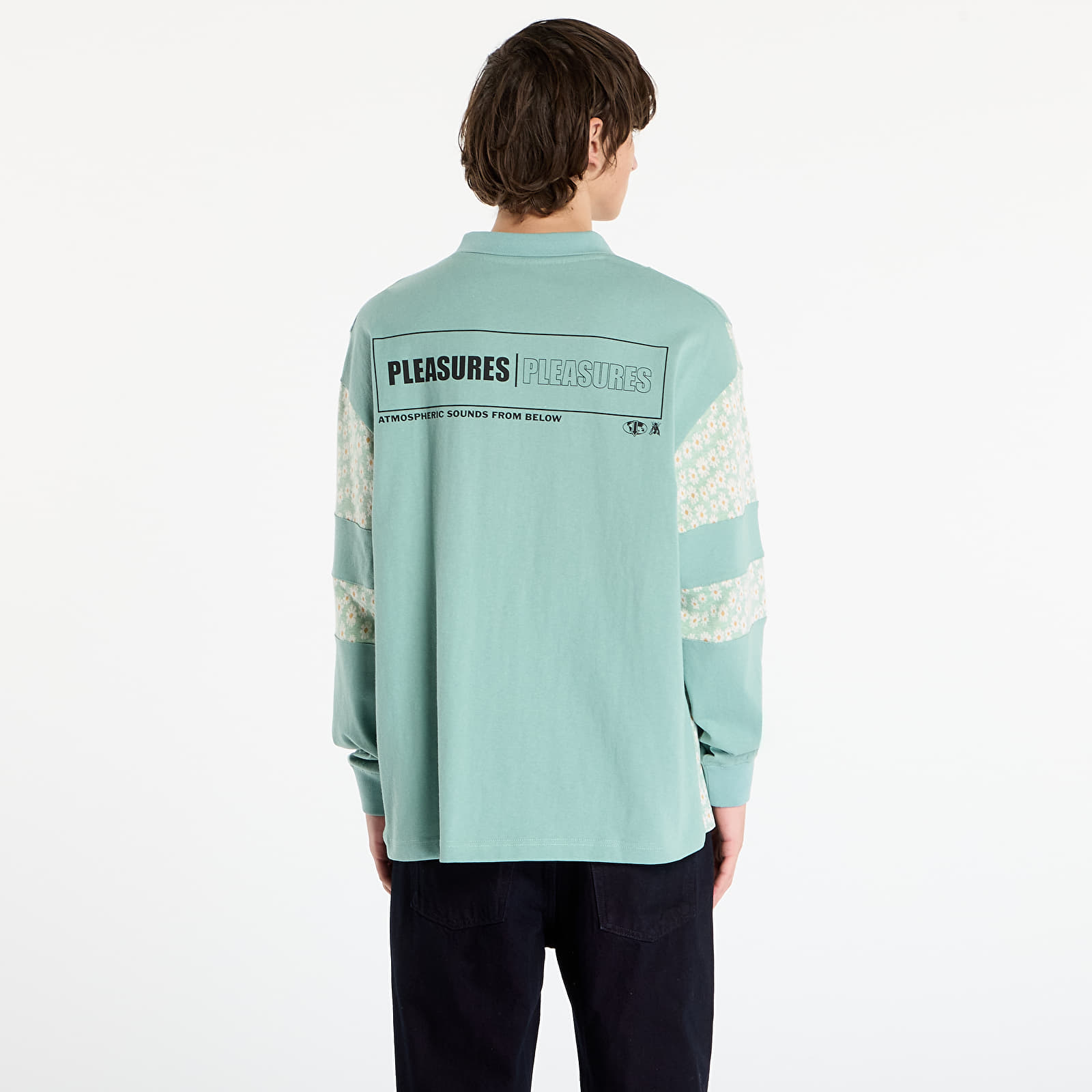 T-Shirts Männer PLEASURES Sounds Rugby Polo Matcha