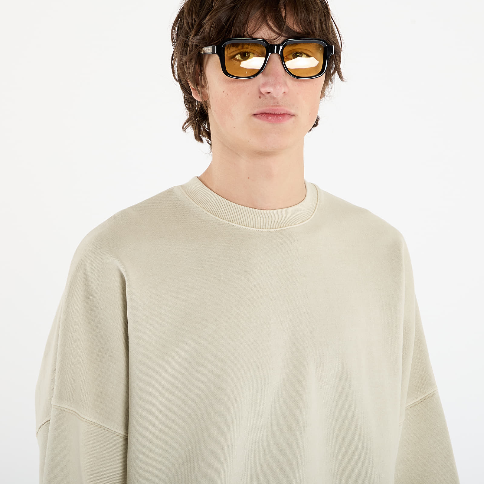 Ανδρικά φούτερ  Carhartt WIP RGGD Sweat UNISEX Fleur De Sel Garment Dyed