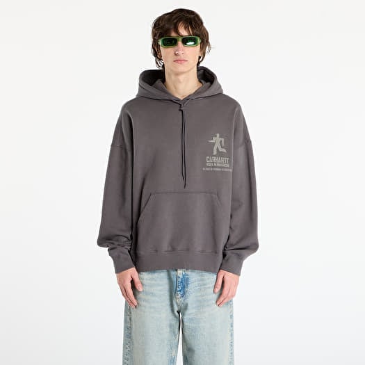 Суитшърт Carhartt WIP Hooded Distance Sweat UNISEX Graphite Stone Dyed