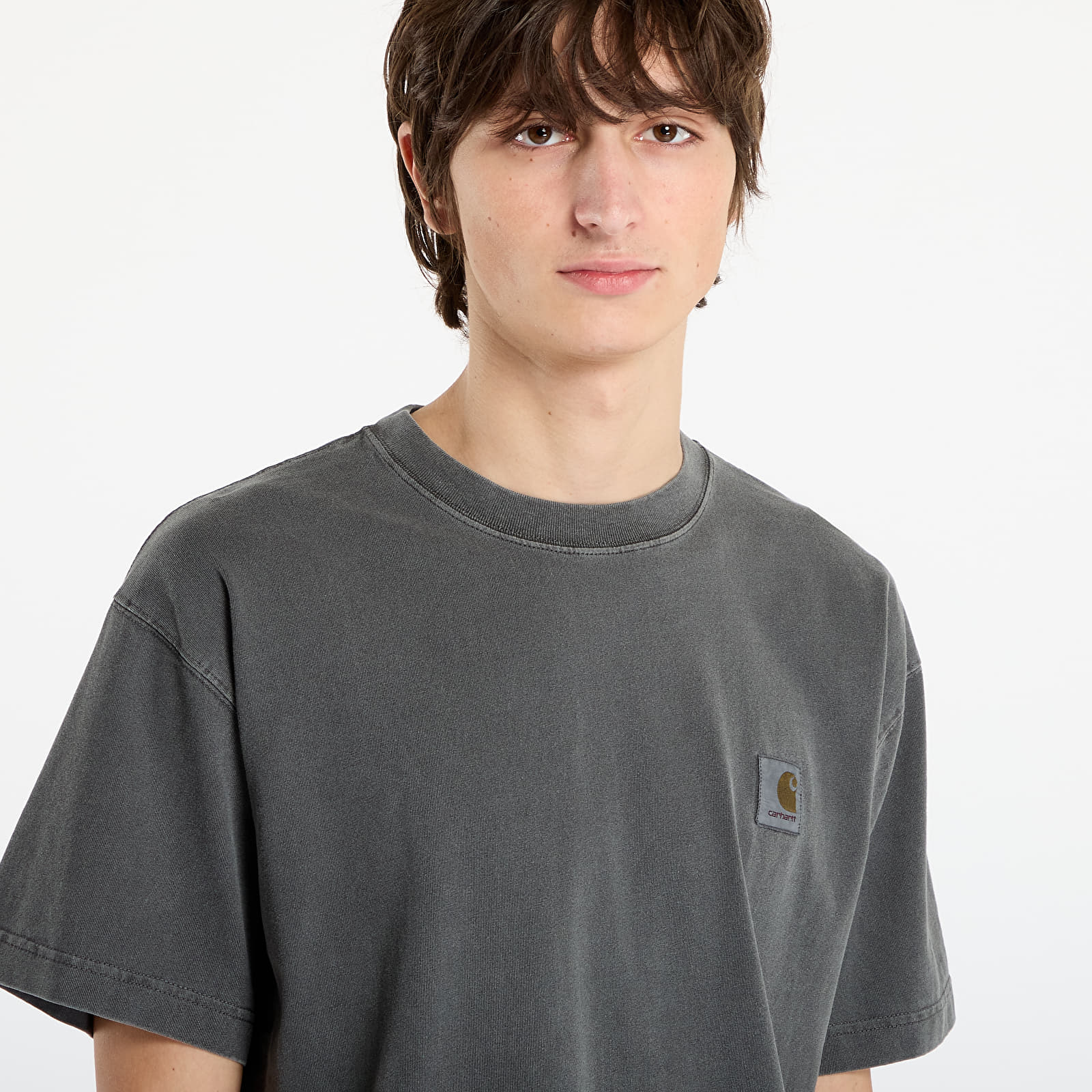 Men's T-shirts Carhartt WIP S/S Vista T-Shirt UNISEX Black Garment Dyed