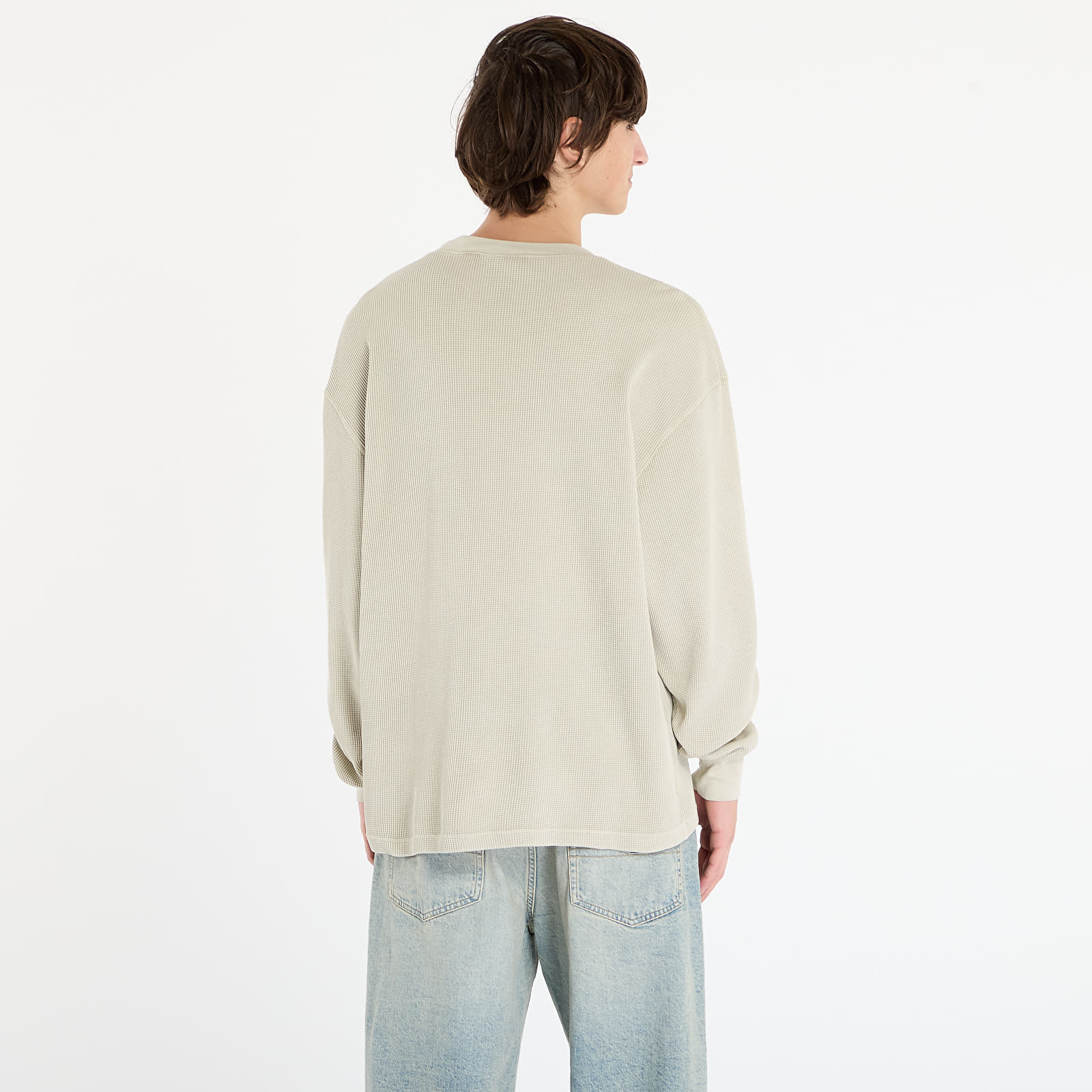 T-Shirts Männer Carhartt WIP L/S Vista Waffle T-Shirt Fleur De Sel Garment Dyed