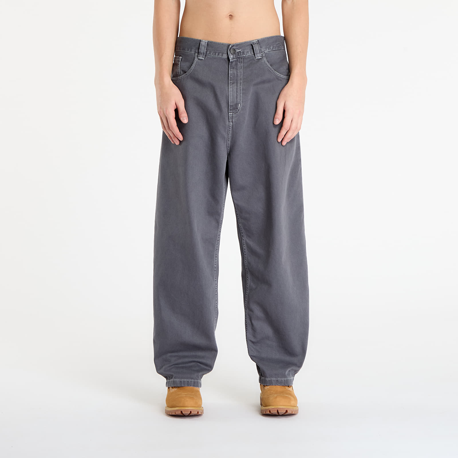 Meeste pĂĽksid Carhartt WIP Brandon Pant Graphite Stone Dyed