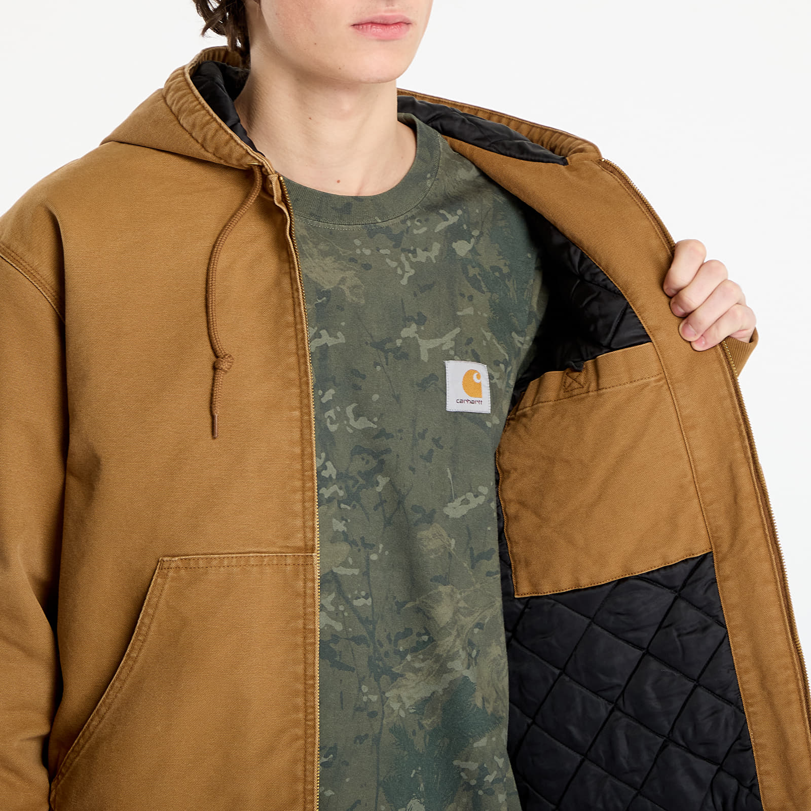 Joped Carhartt WIP OG Active Jacket Hamilton UNISEX Brown Stone Canvas