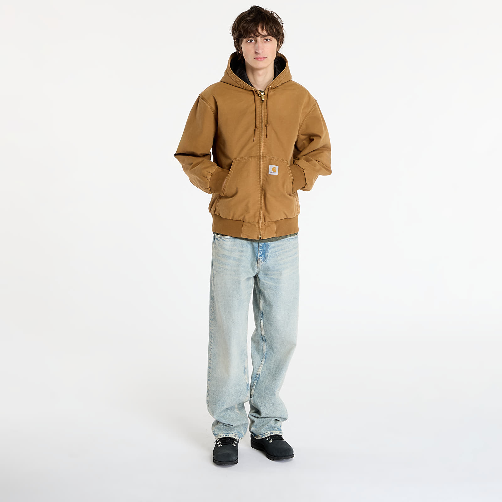 Joped Carhartt WIP OG Active Jacket Hamilton UNISEX Brown Stone Canvas