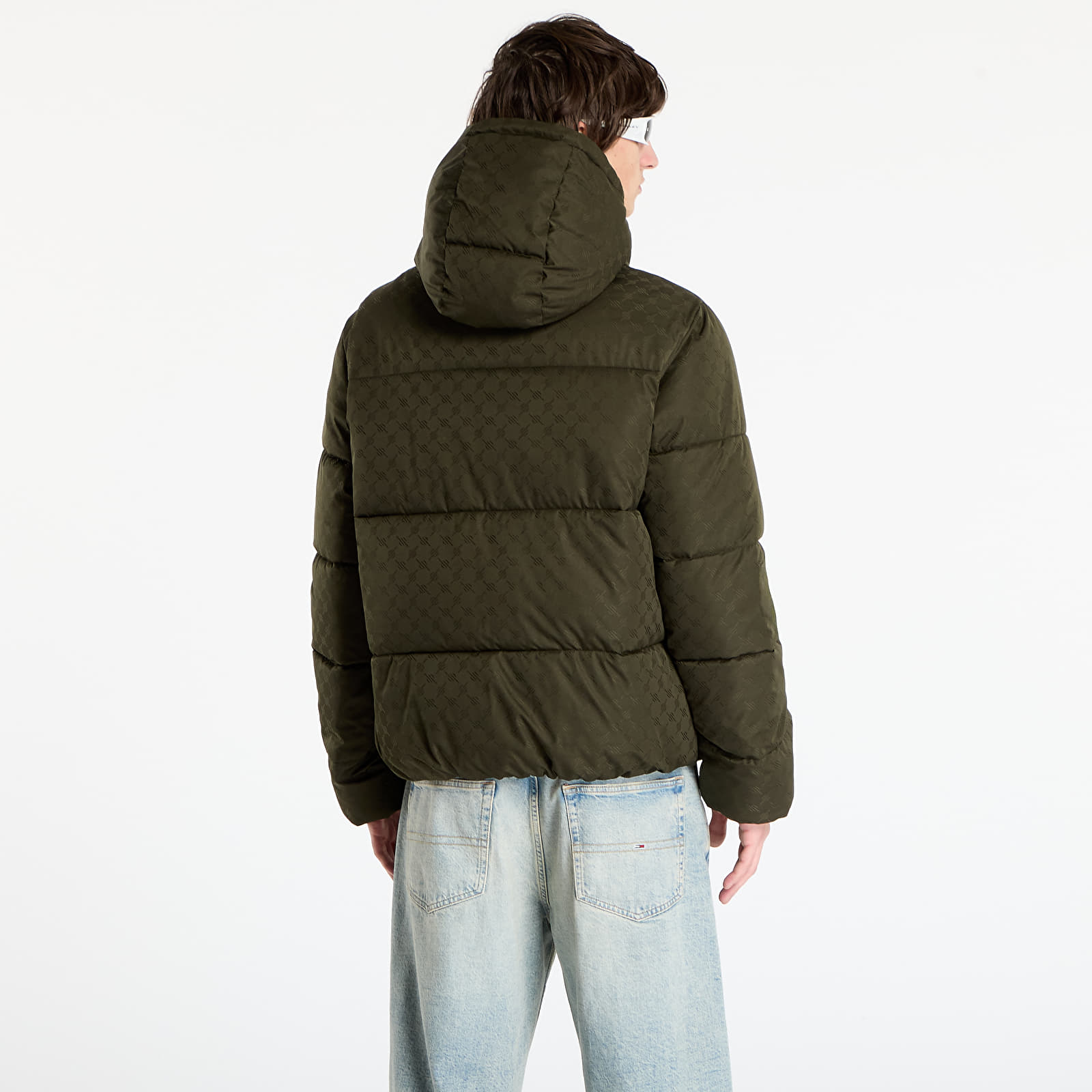 Giacche da uomo Daily Paper Monogram Puffer Jacket UNISEX Rosin Green