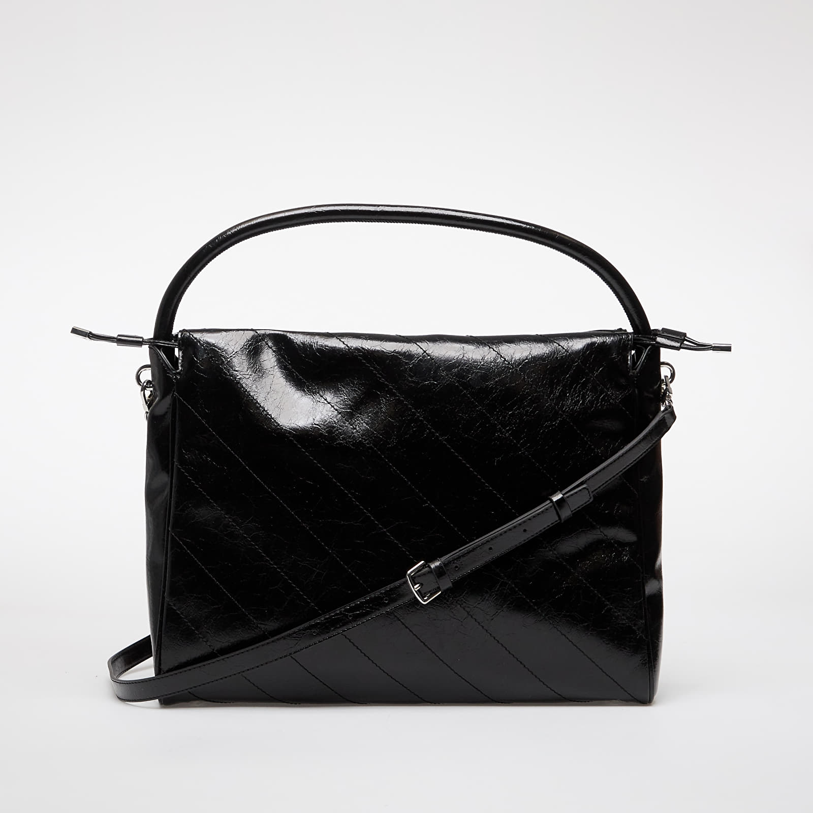 Genți de mână GUESS Amys Drawstring Tote Black