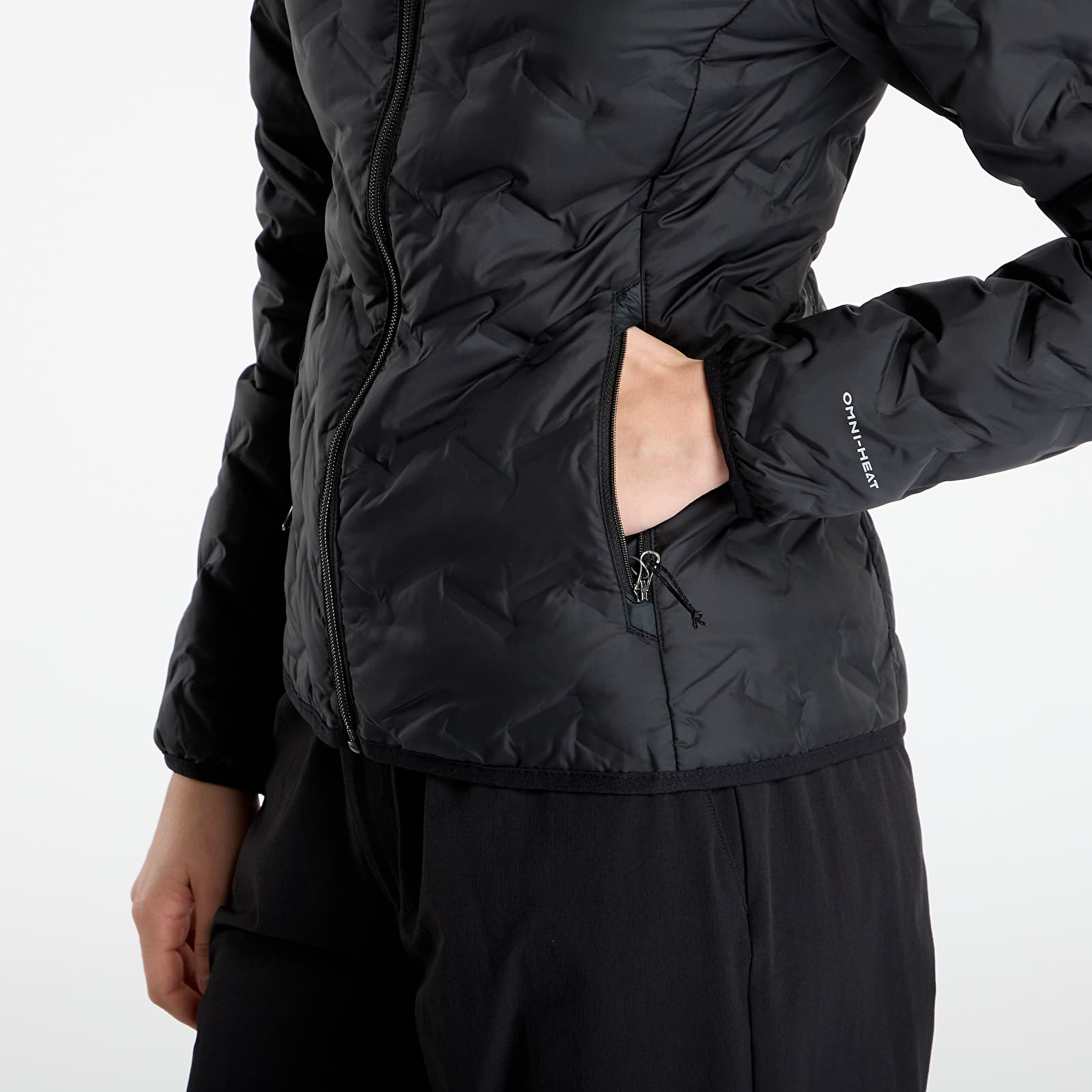 Γυναικεία σακάκια Columbia Delta Ridge™ II Down Hooded Jacket Black