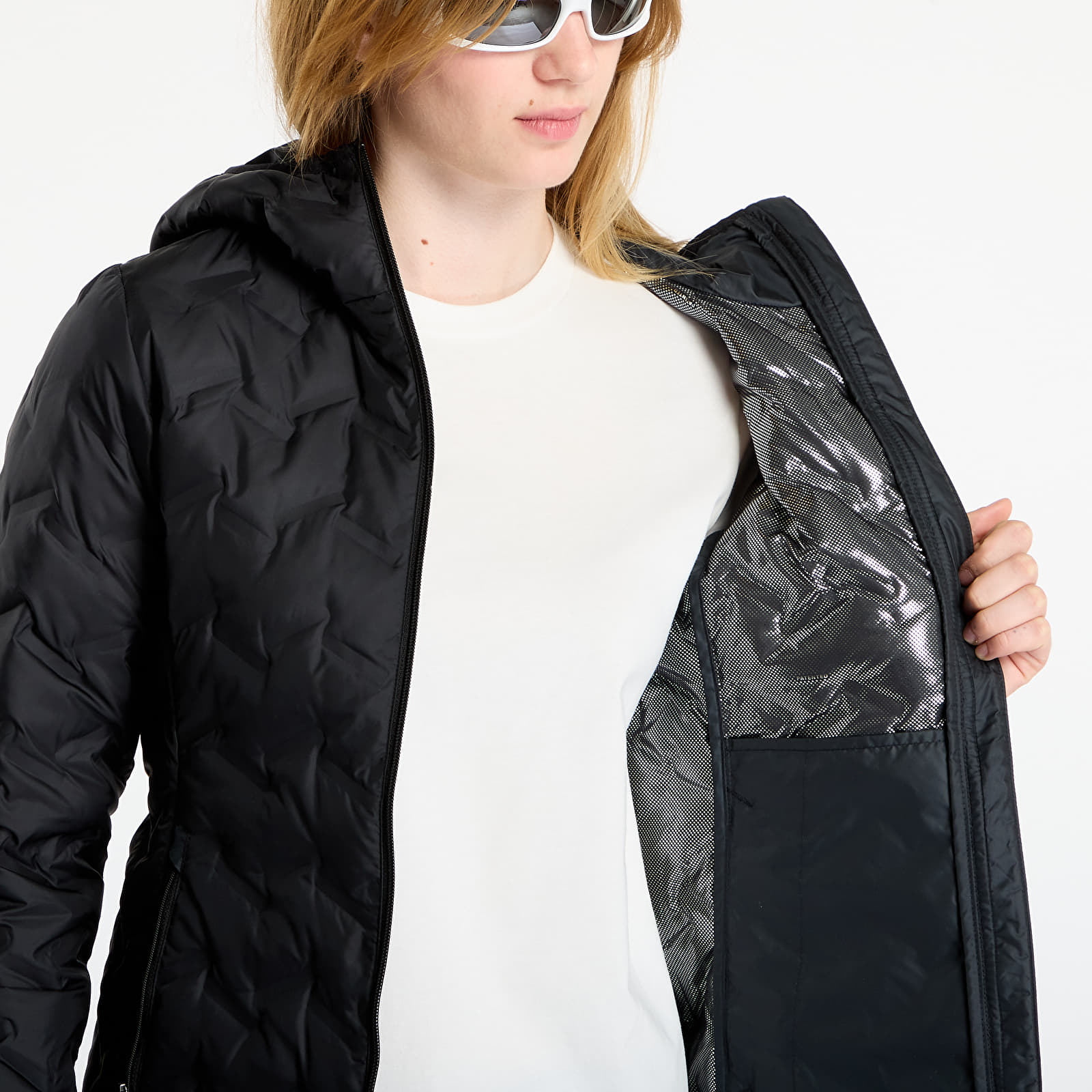 Γυναικεία σακάκια Columbia Delta Ridge™ II Down Hooded Jacket Black