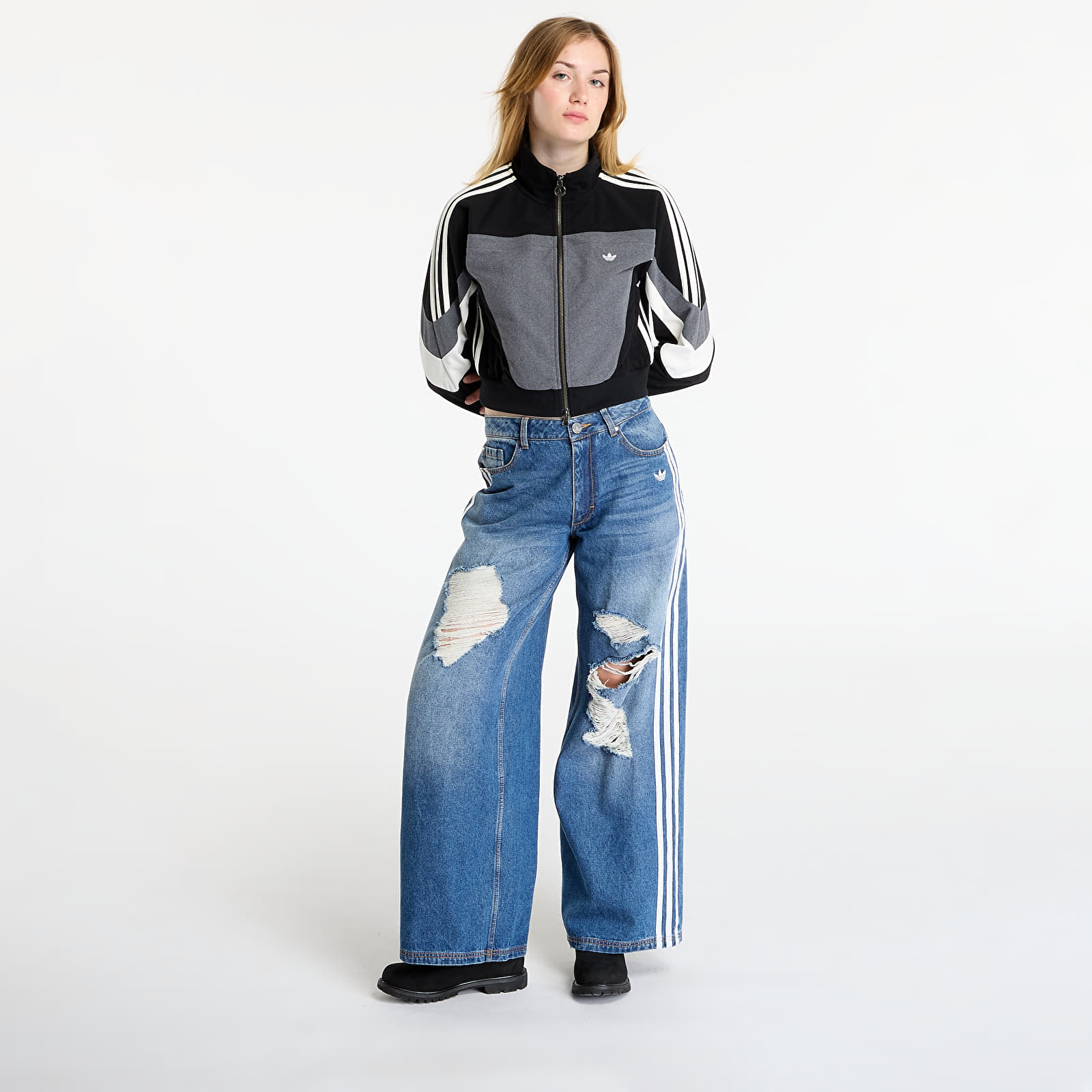 Women's jackets adidas Blocking Track Top Black