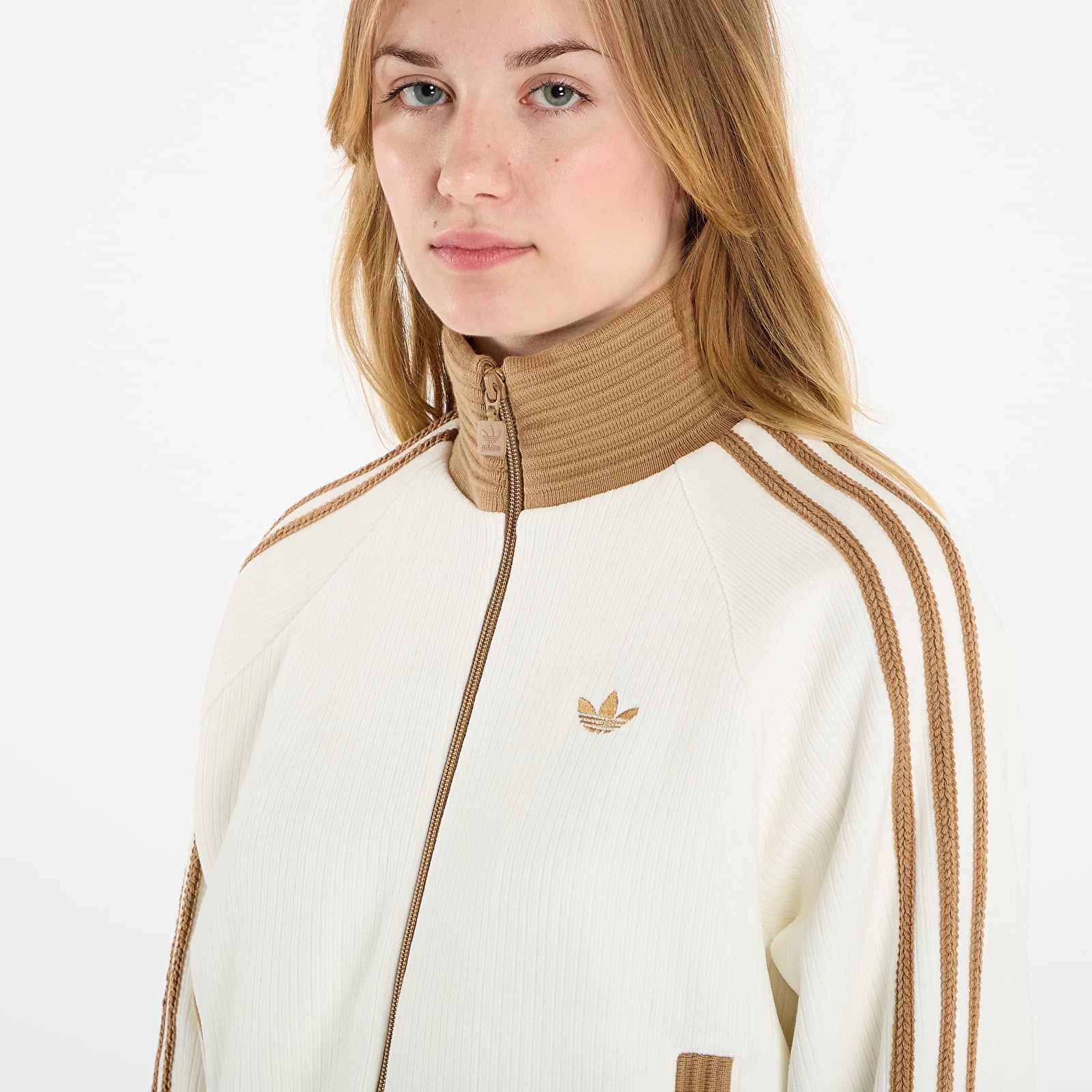 Жіночі худі adidas Velour Knit Tt Off White