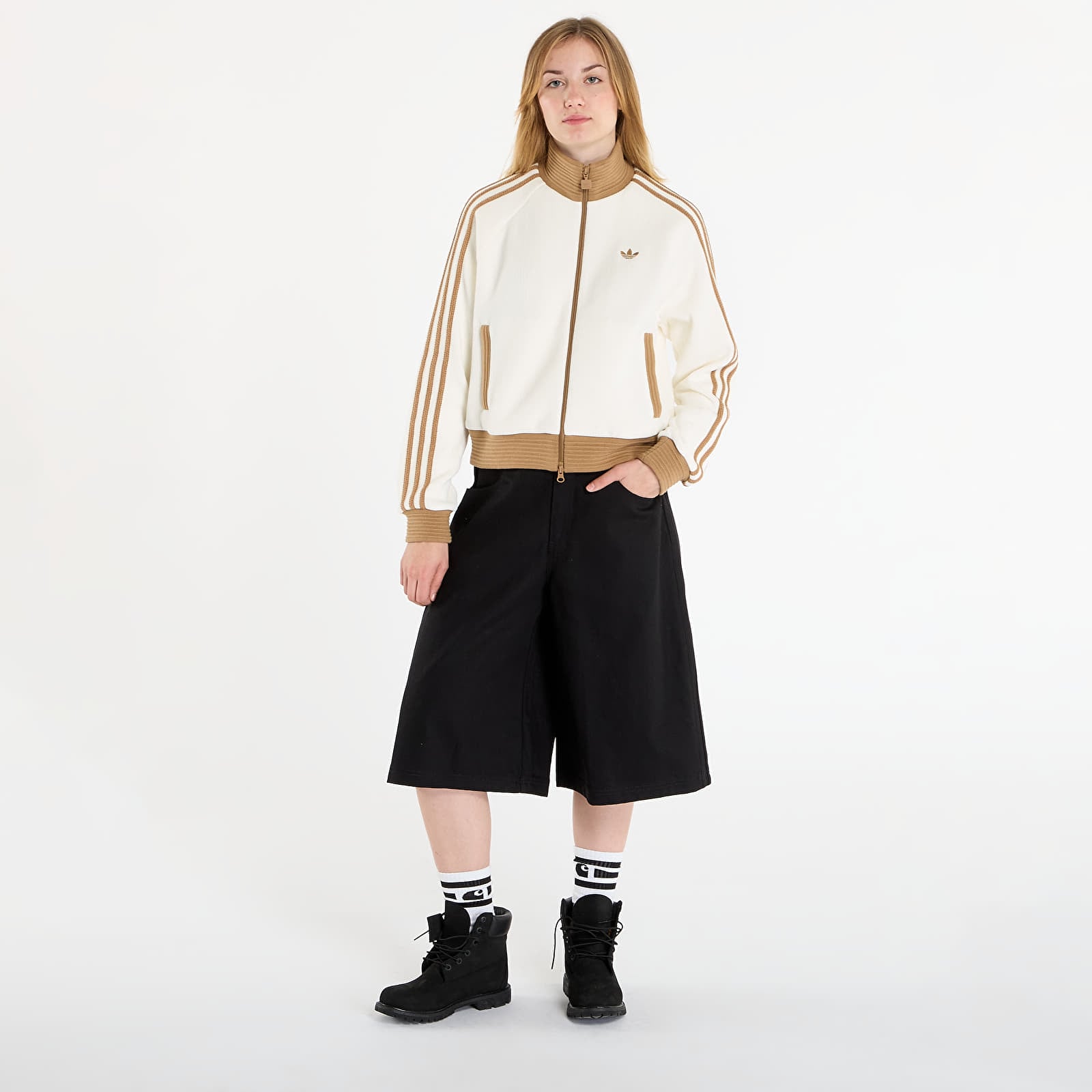 Жіночі худі adidas Velour Knit Tt Off White