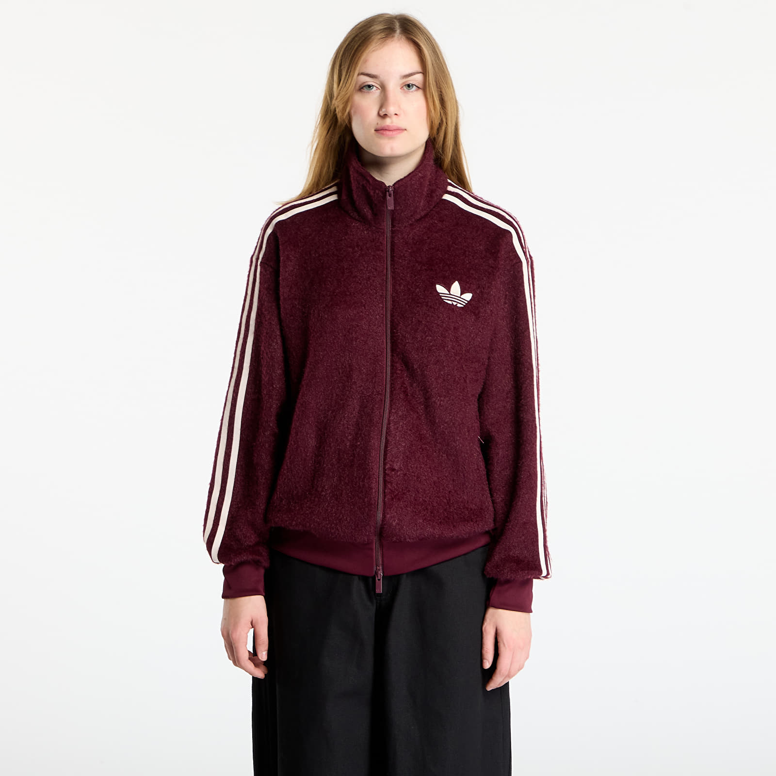 Γυναικεία φούτερ adidas Mohair Fb Tt Maroon