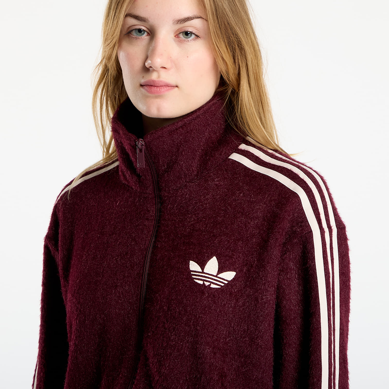 Γυναικεία φούτερ adidas Mohair Fb Tt Maroon