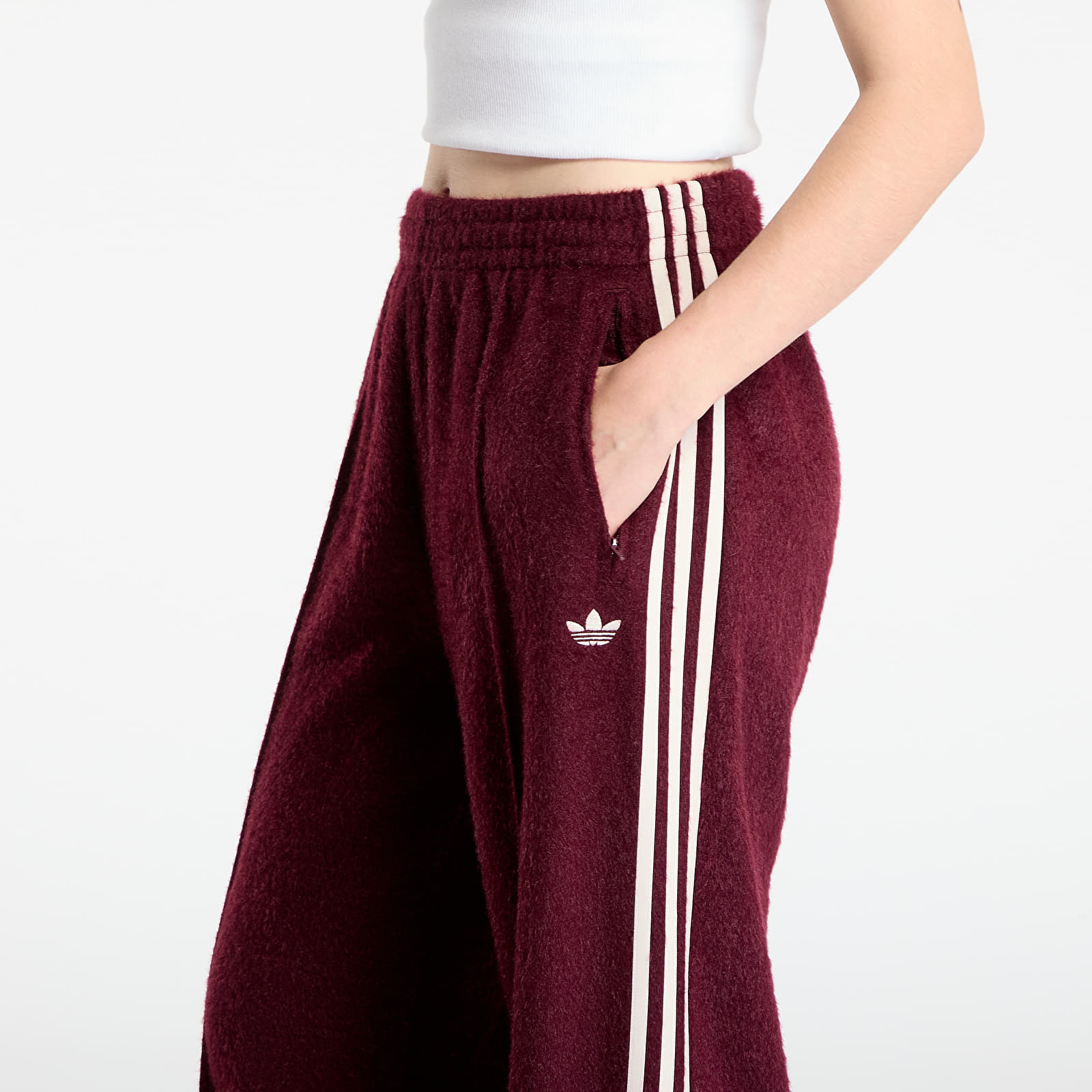 Women's Sweatpants adidas Mohair Fb Track Pants Maroon