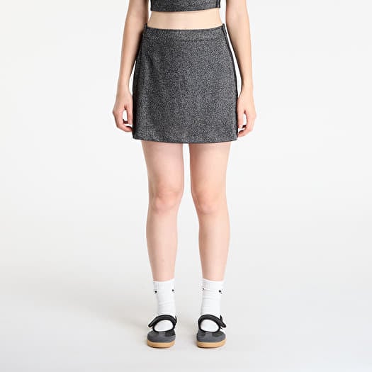 Sukně adidas Lurex Skirt Black/ Silver Metallic