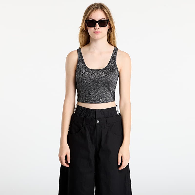 Podprsenka adidas Lurex Bralet Black/ Silver Met.
