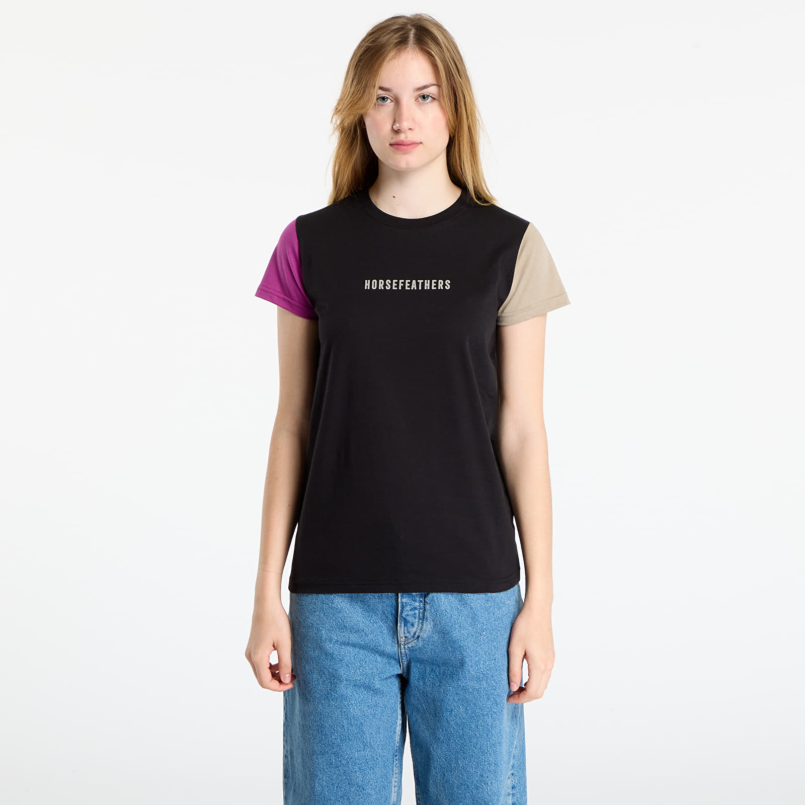 T-shirts til kvinder Horsefeathers Dun Top Multicolor