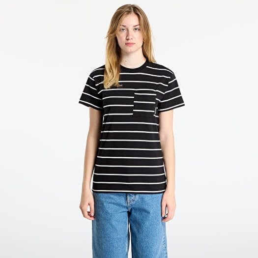 Tričko Horsefeathers Pyper Top Black Stripes