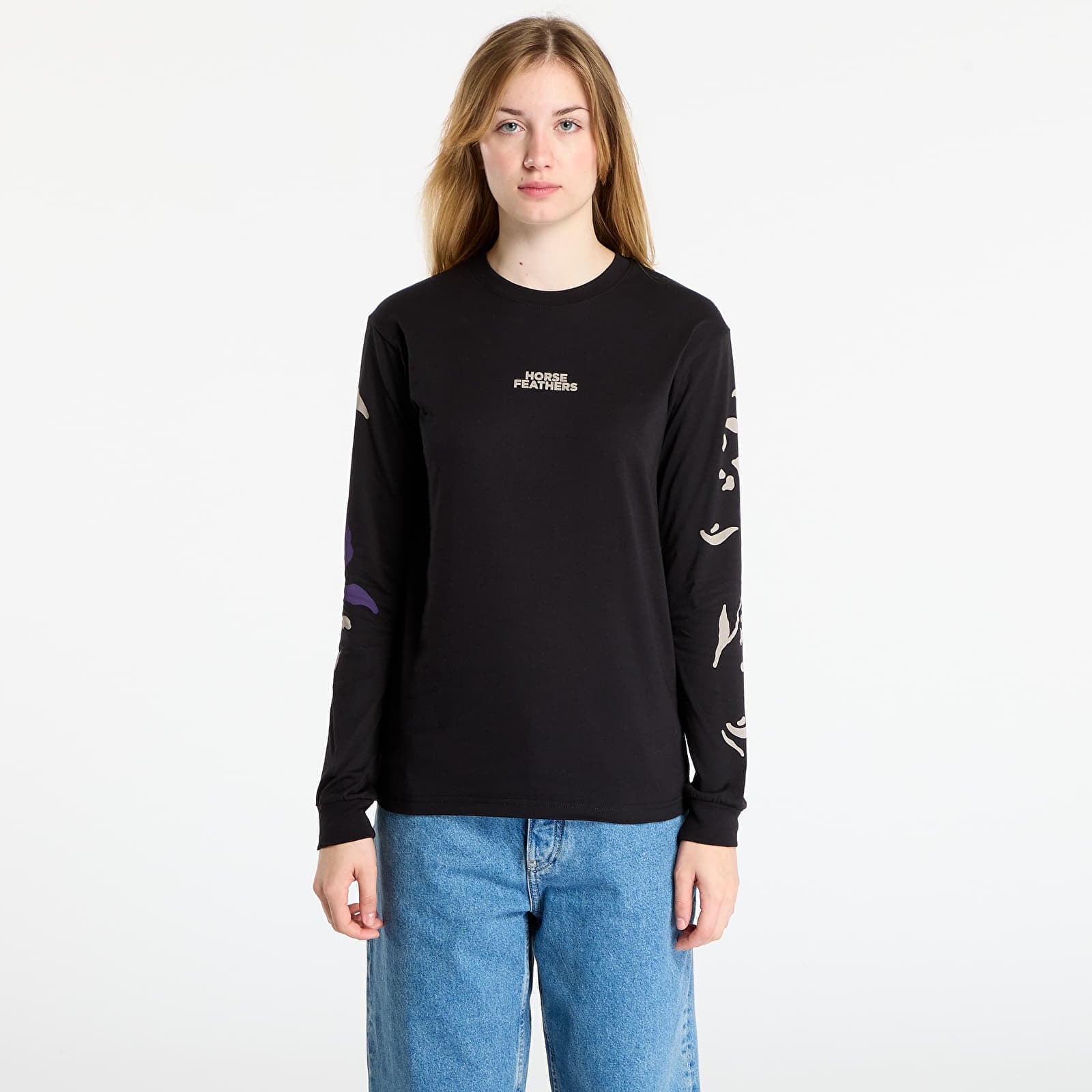 T-shirt Horsefeathers Reiko Top Black M