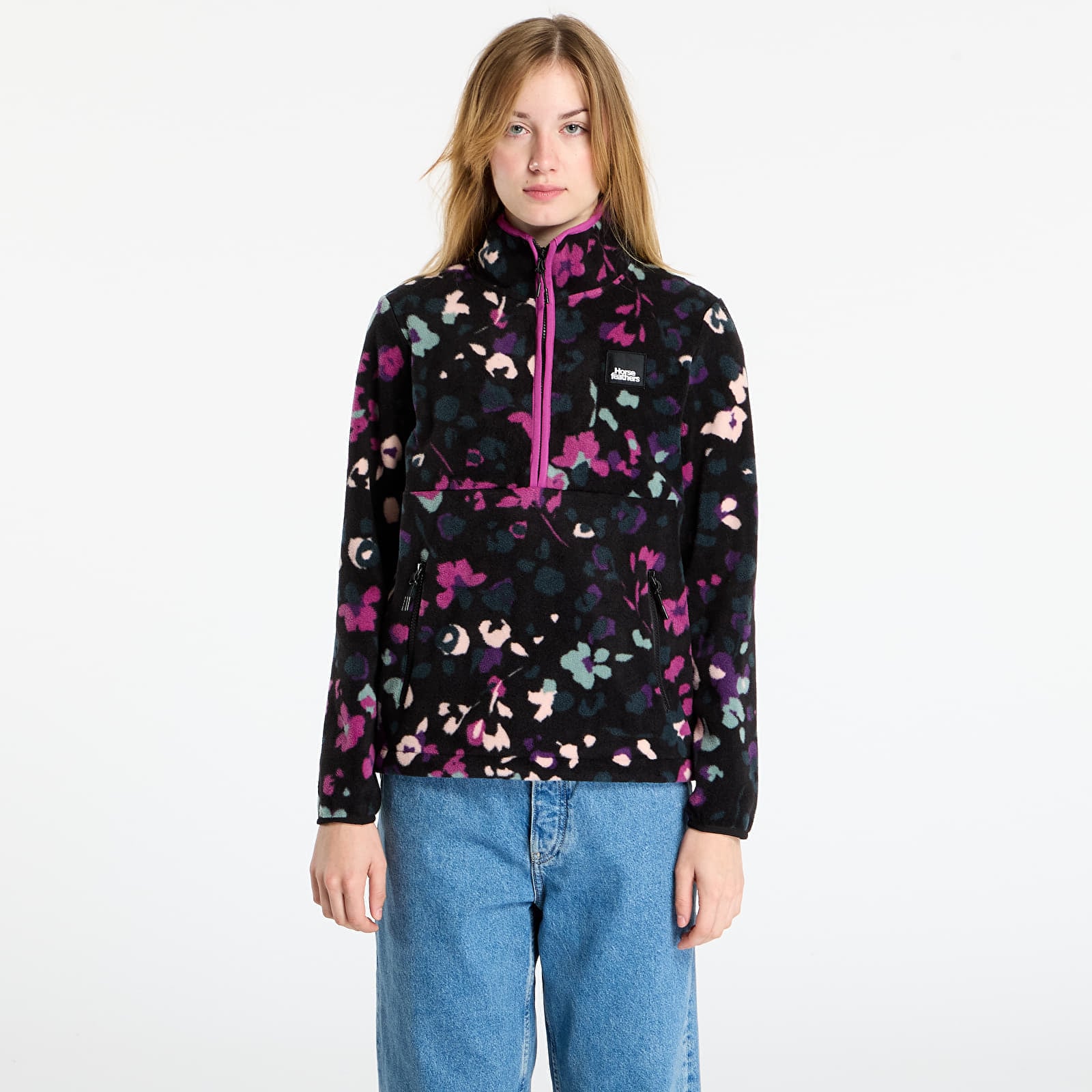 Sweatshirt Horsefeathers Viva Fleece Sweatshirt Colored Cheetah M