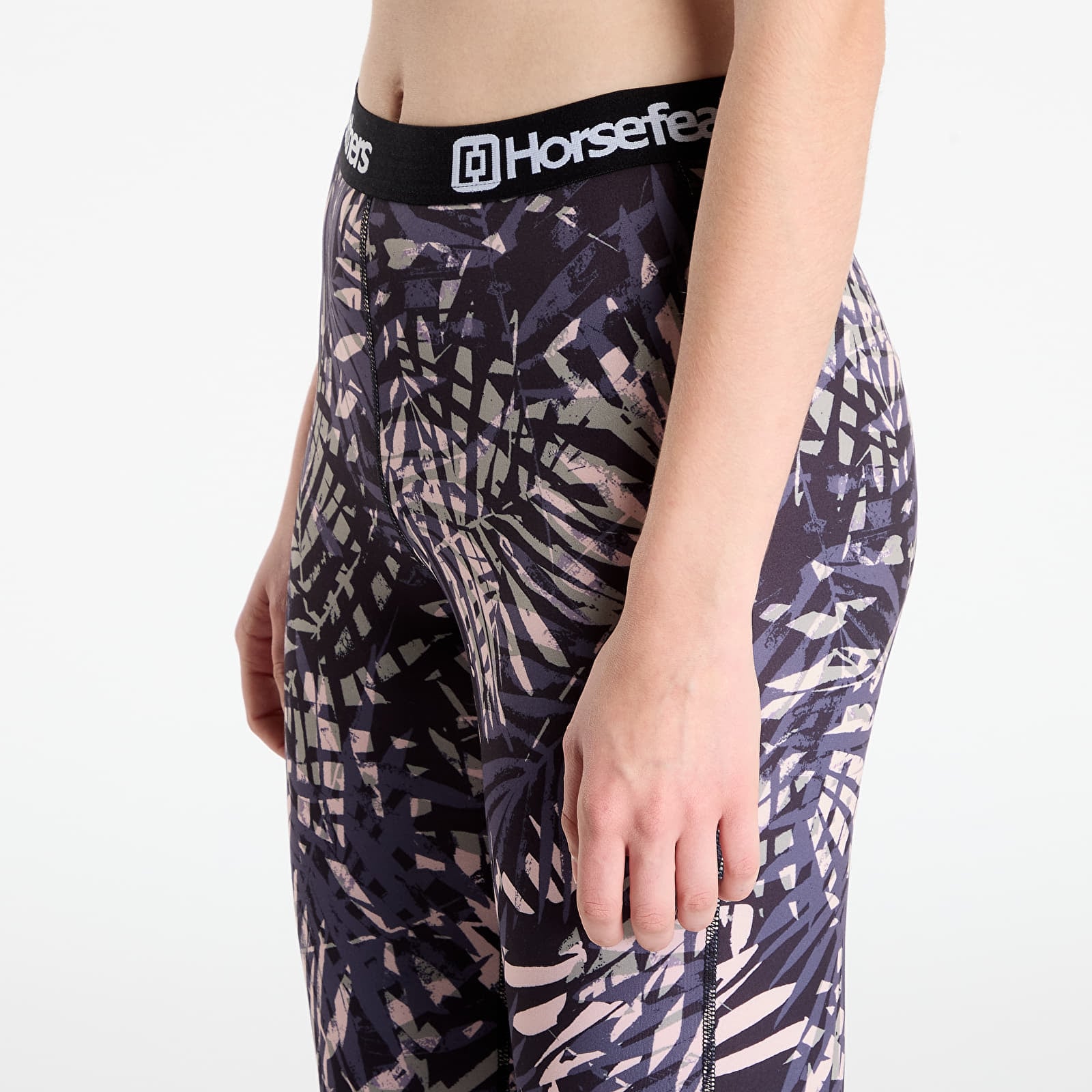Calças de mulher Horsefeathers Mirra Pants Black Leaves