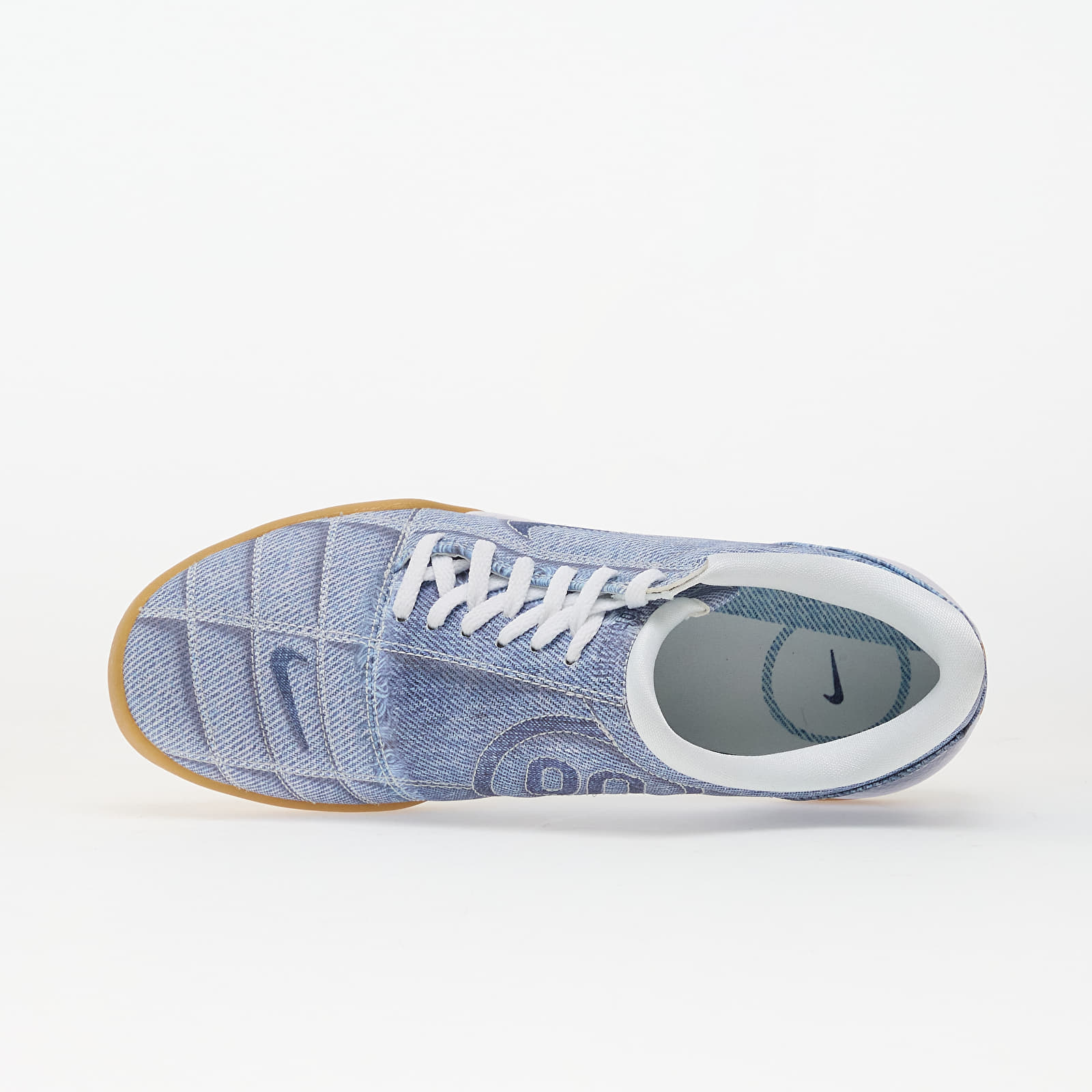 Joggesko og sko for kvinner Nike W T90 White/ Obsidian-Gum Light Brown