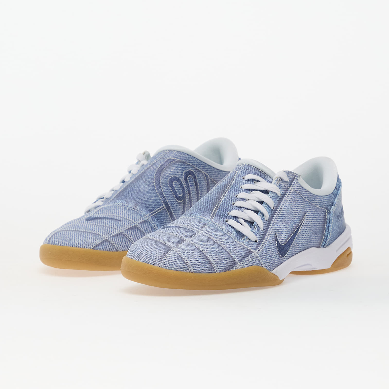 Joggesko og sko for kvinner Nike W T90 White/ Obsidian-Gum Light Brown