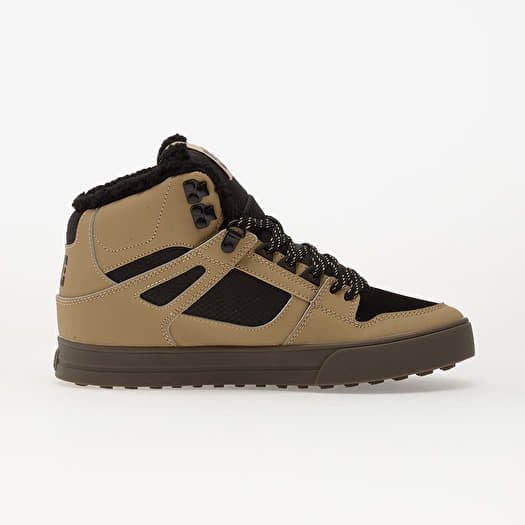 DC Youth's Shoes Pure High-Top WNT EV -- Wheat/Black (WE