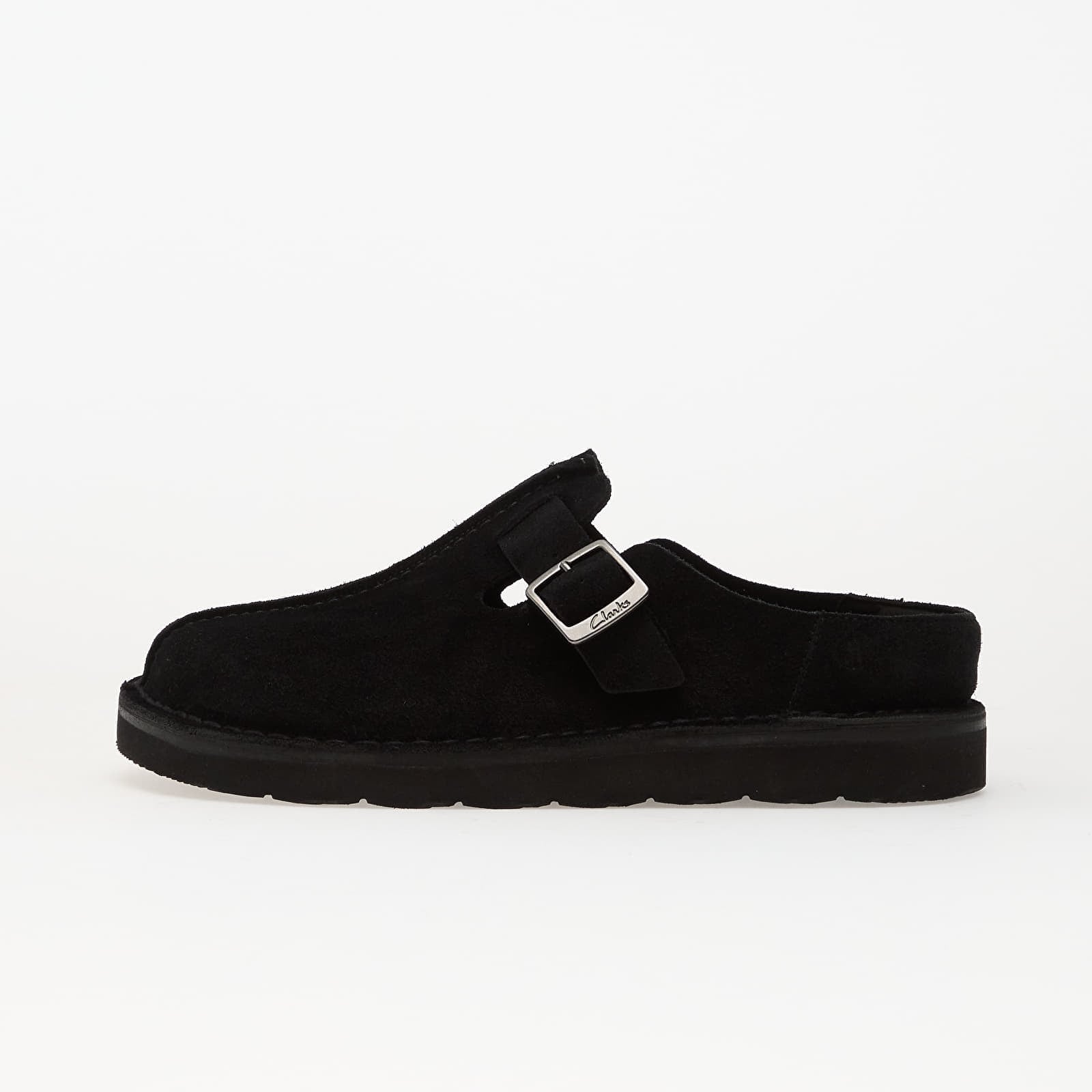 Sneakers Clarks Solsbury Mule Black Suede EUR 42