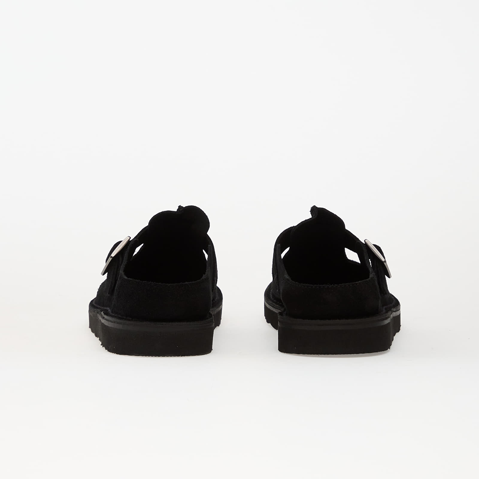 Încălțăminte și sneakerși pentru bărbați Clarks Solsbury Mule Black Suede